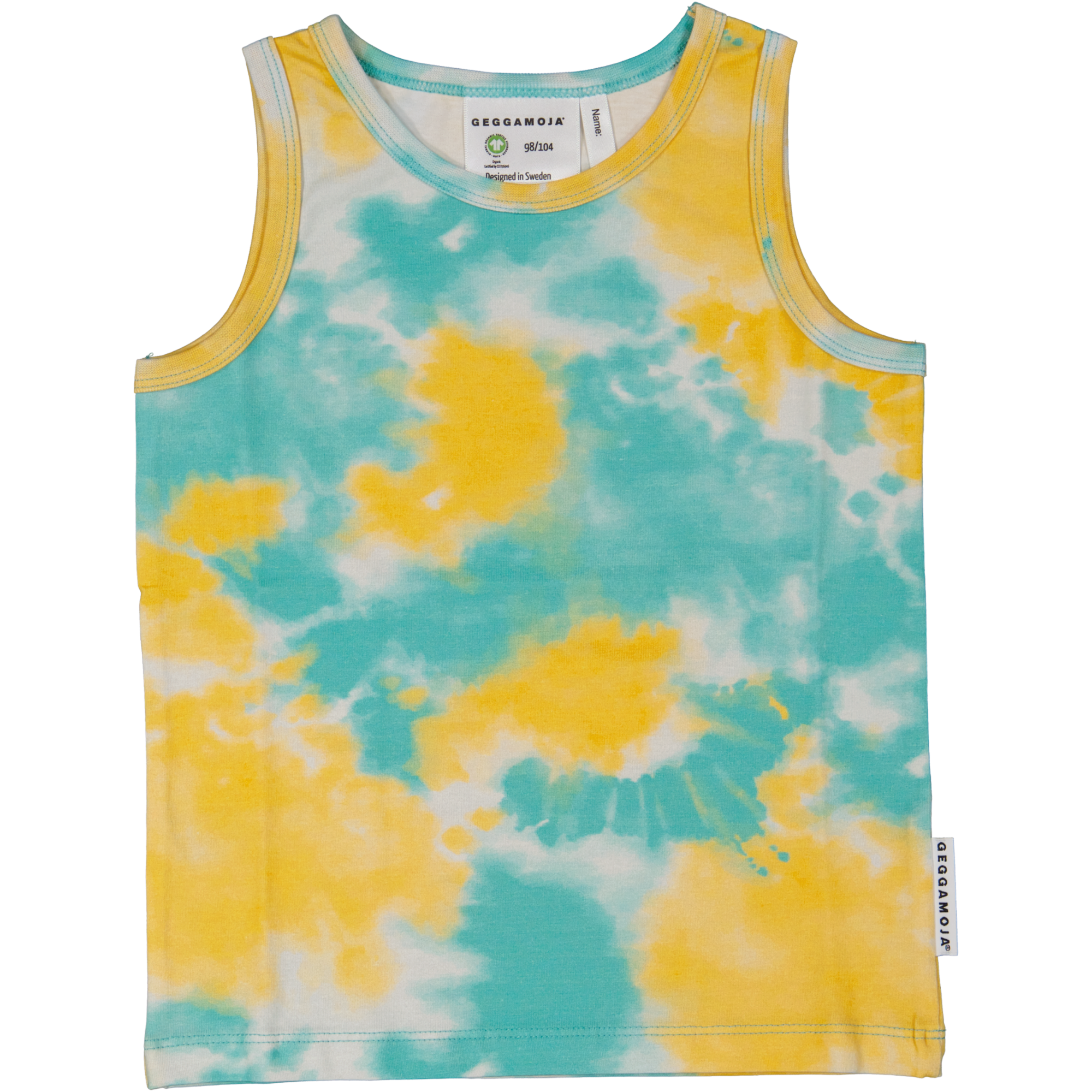 Linne Tie Dye Gul 74/80