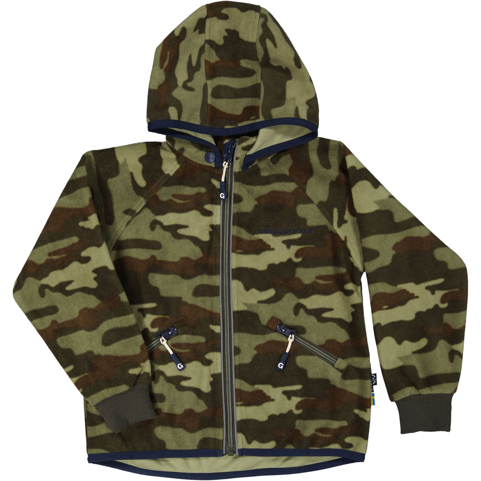 Vindfleece jacka Camo 110/116