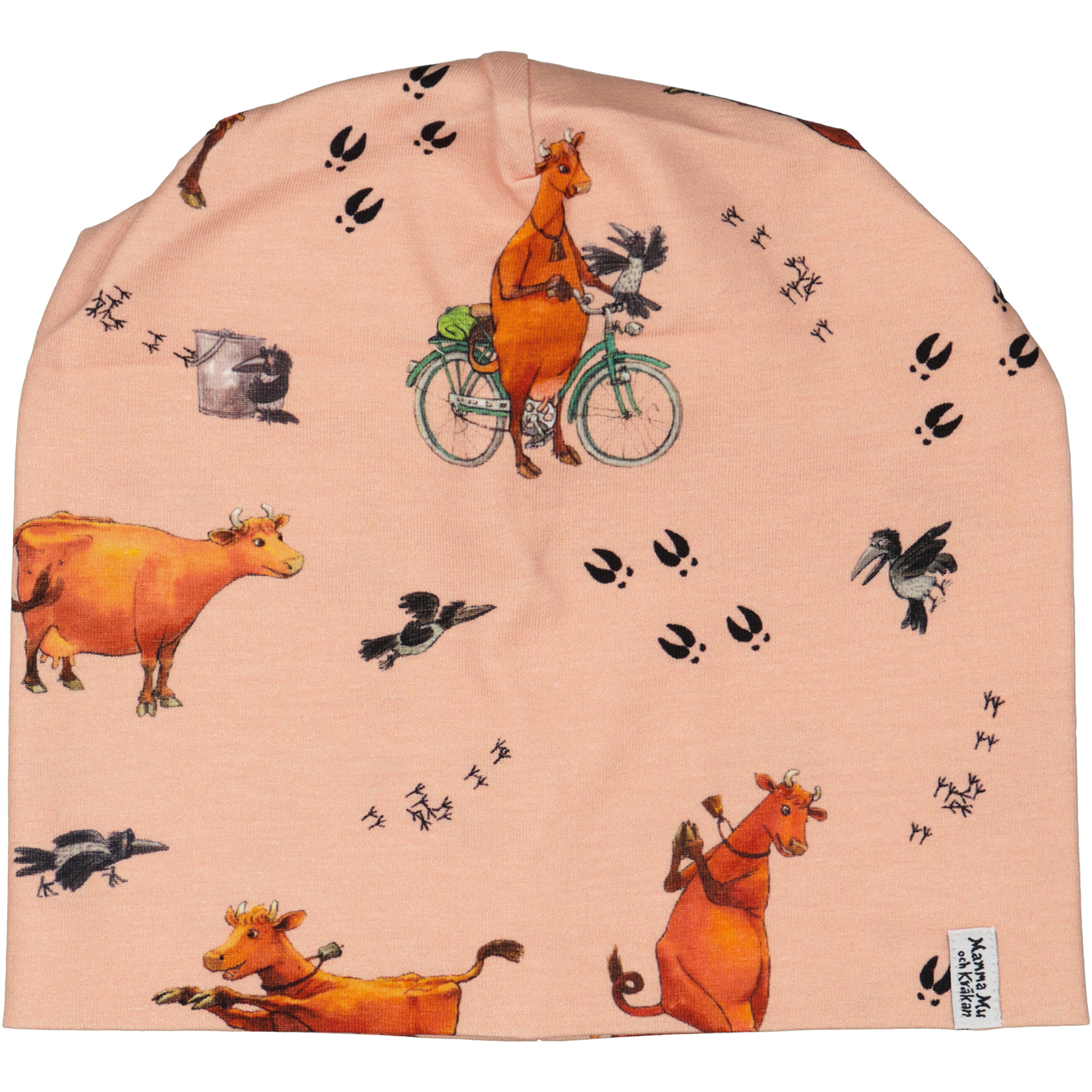 Fleecemössa Mamma Mu och Kråkan Rosa Baby (2-6 mån)