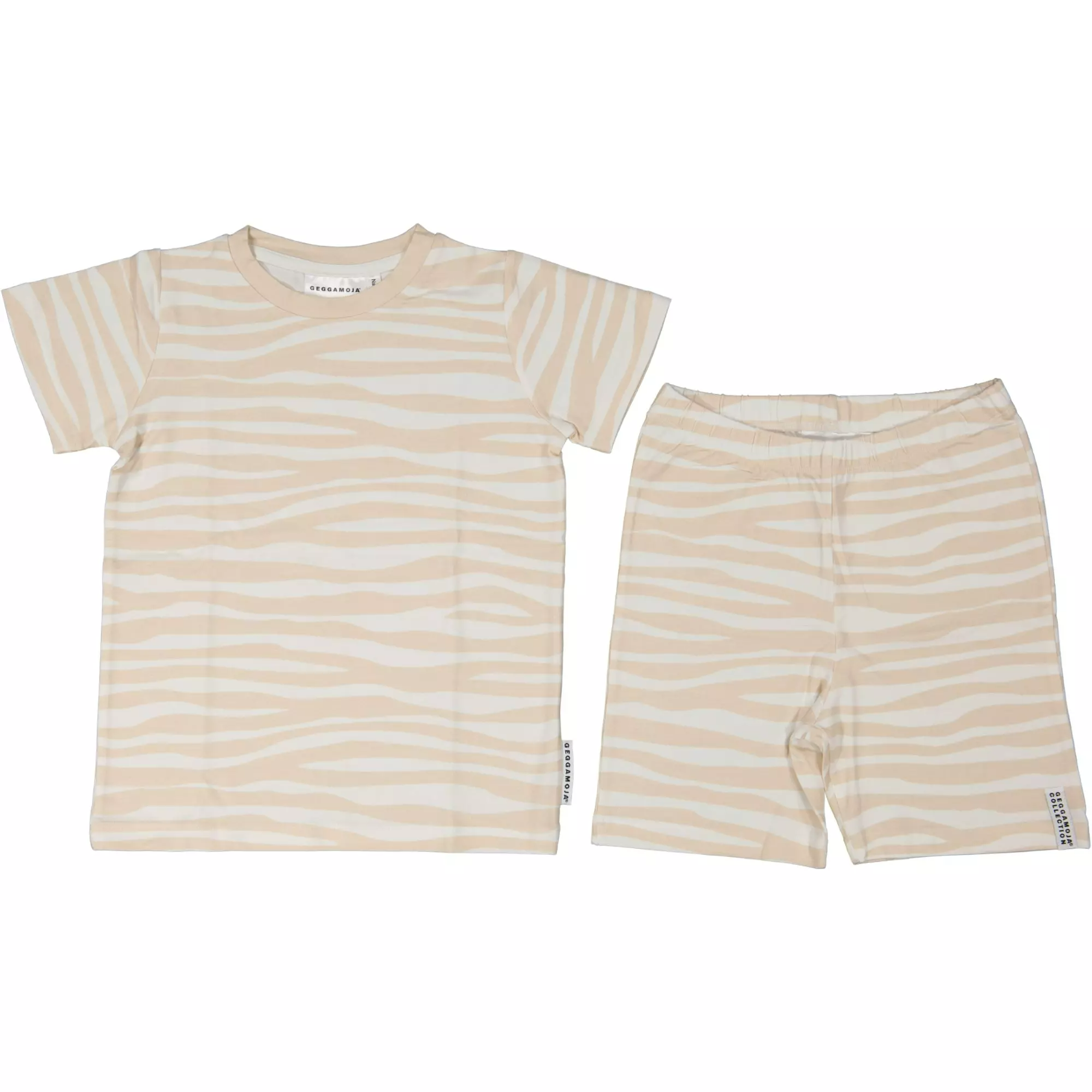 Sommarpyjamas Bambu Zebra Beige 74/80