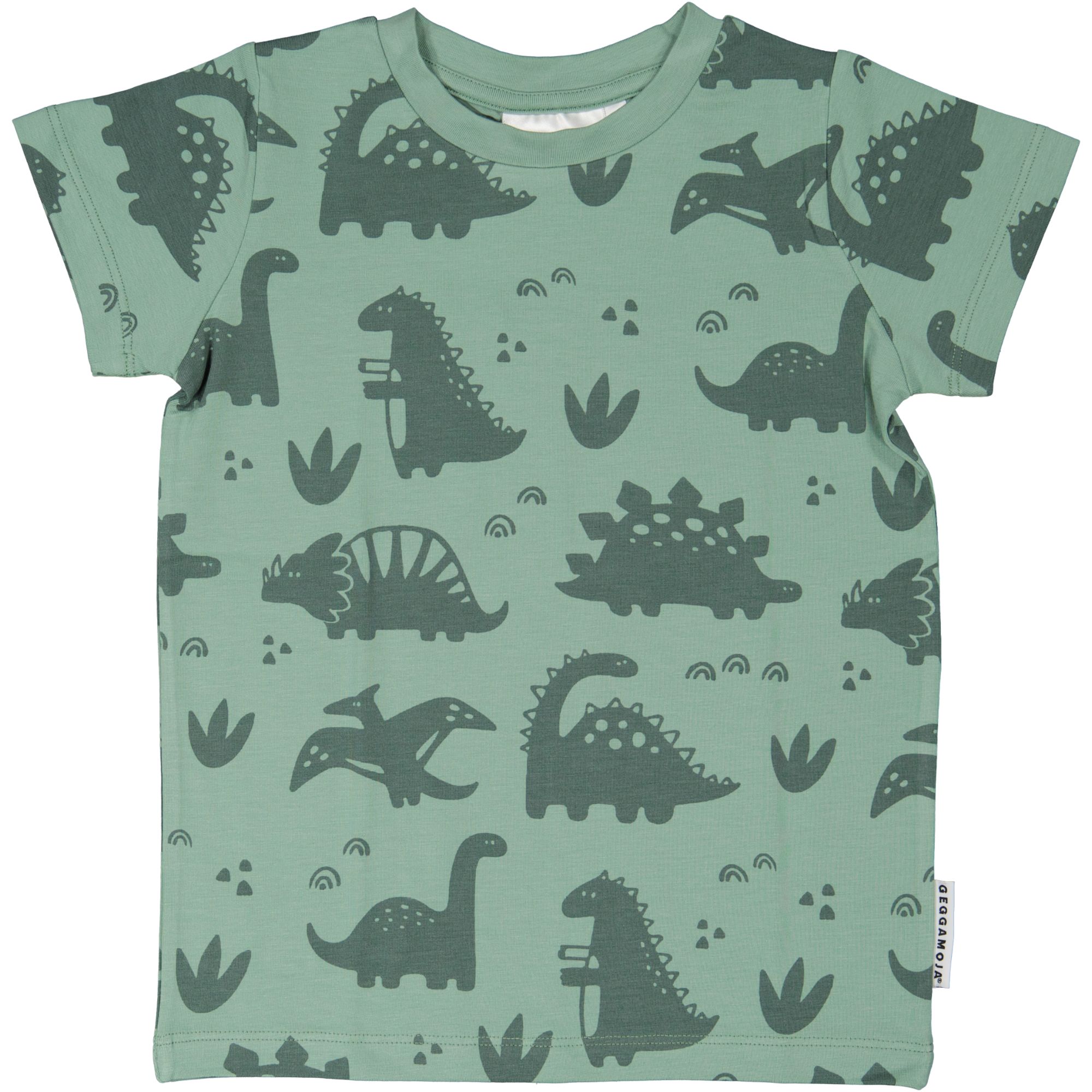 T-shirt Bambu Dino Grön 98/104