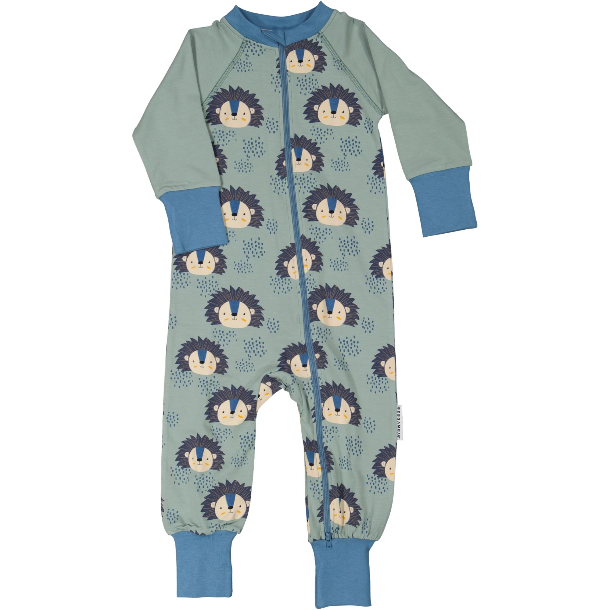 Pyjamas i bambu Igelkott Grön 110/116