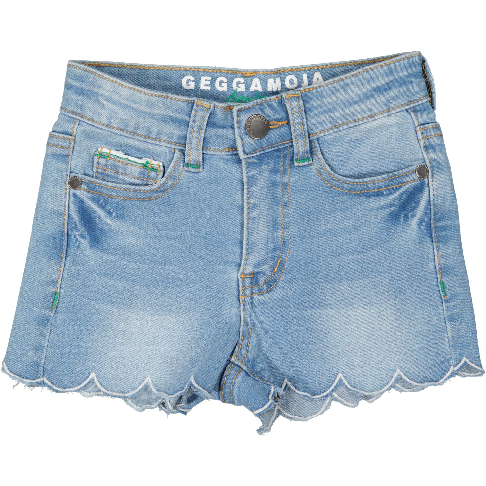 High waist Jeansshorts Ljusblå 86/92