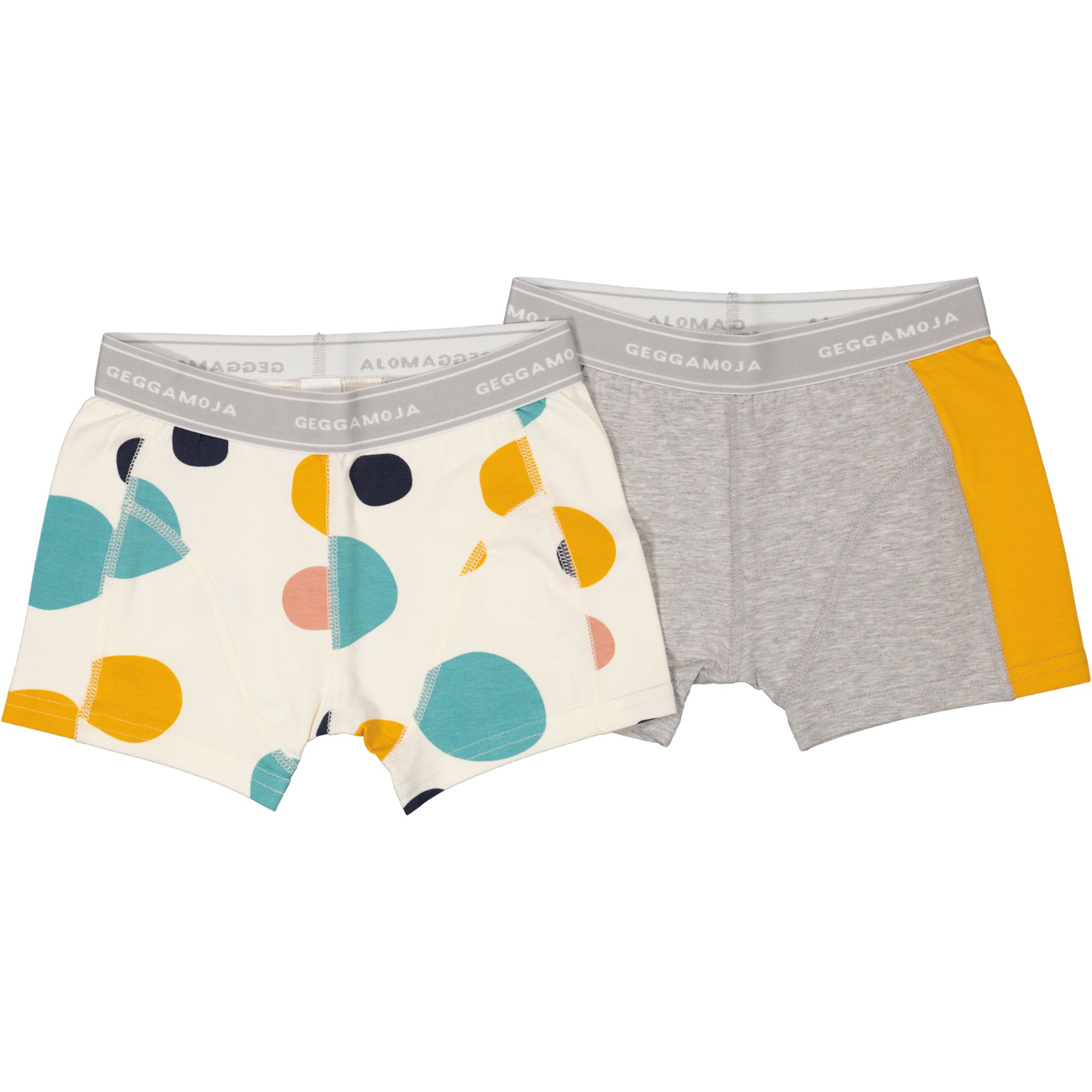 Geggamoja Boxer 2-pack bambu dots 98/104