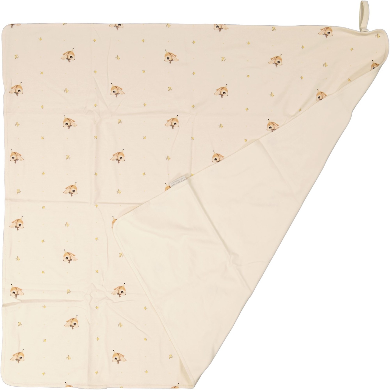 Bamboo baby blanket Long ear beige