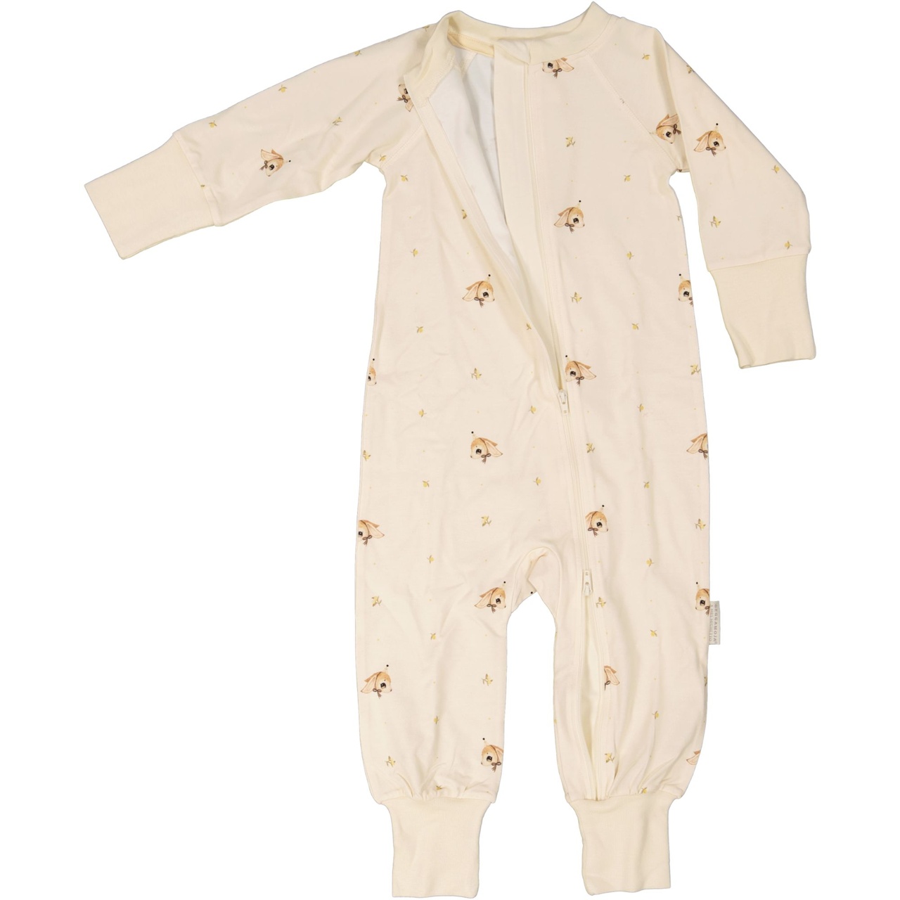 Bamboo baby pyjamas Long ear beige   110/116