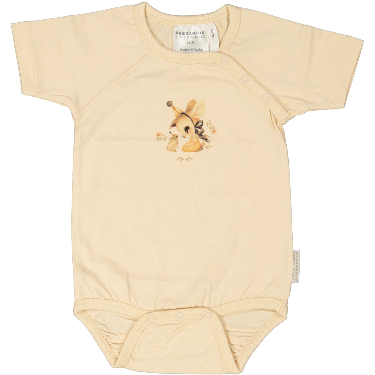 Bambu Body m. kort arm Stella  62/68