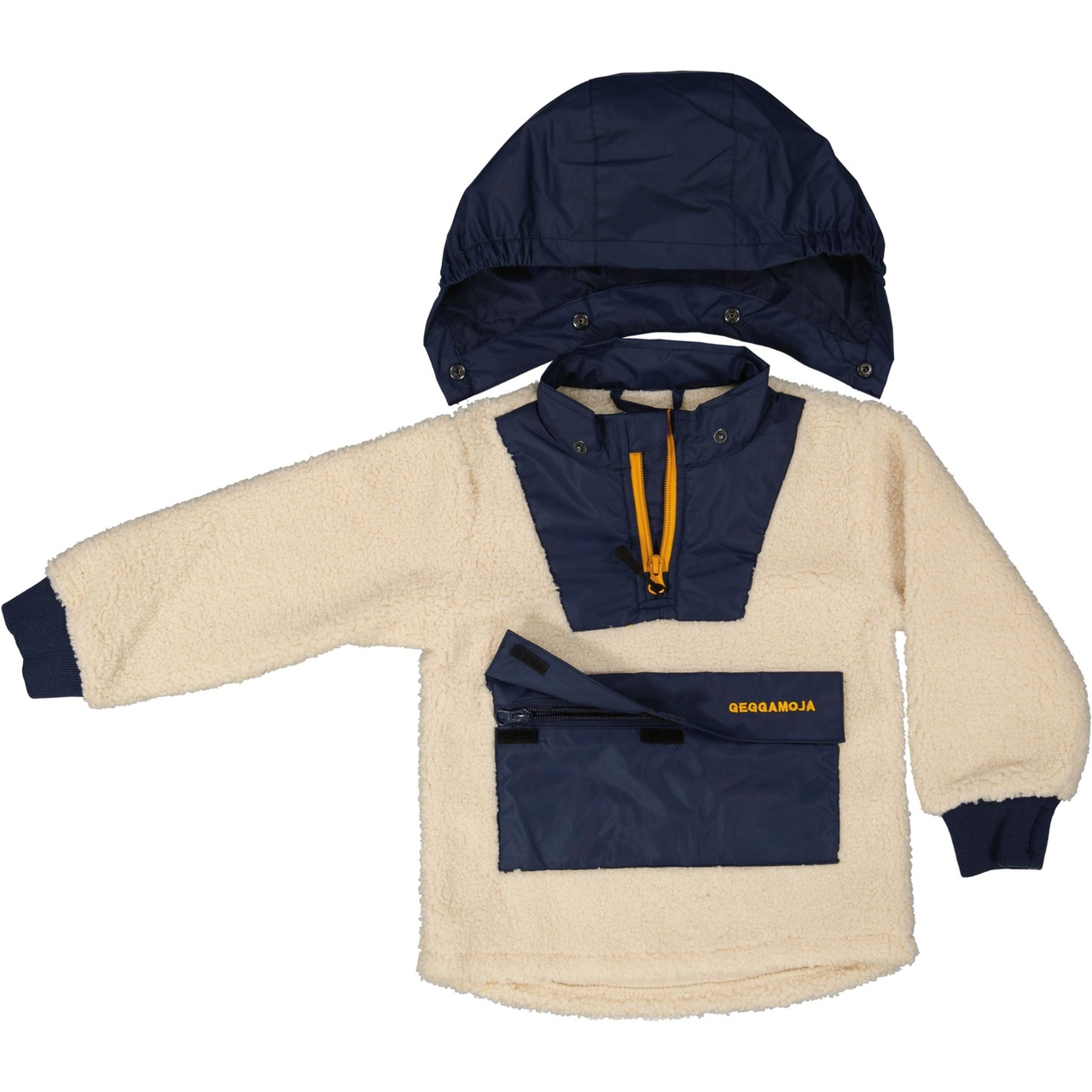 Teen Pile Hoodie Beige 158/164