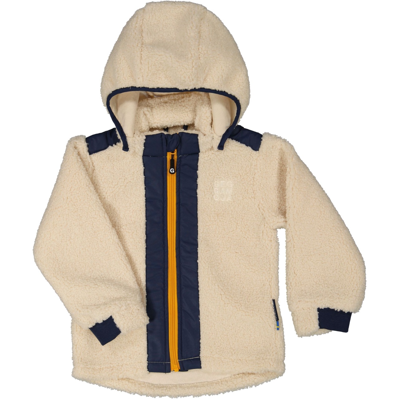 Pile zipjacka Junior Beige