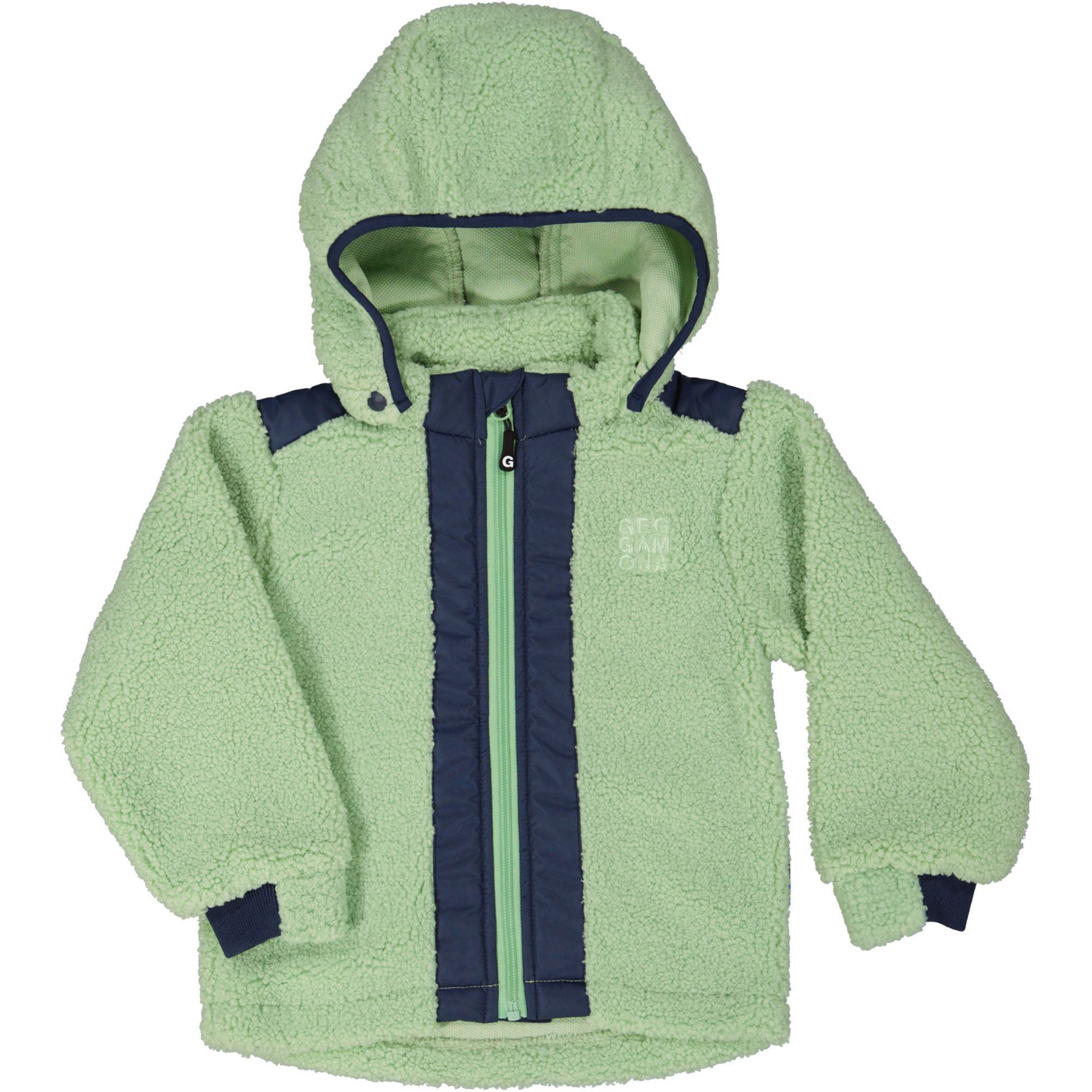 Teen Pile zip jacket Green