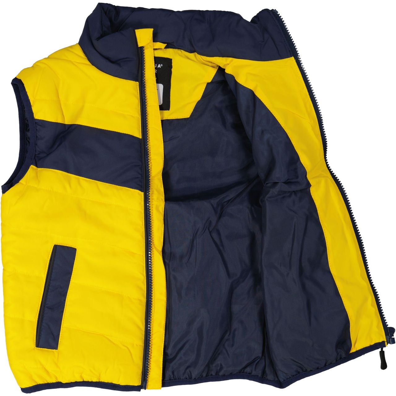 Nylon vest Navy/Yellow 134/140