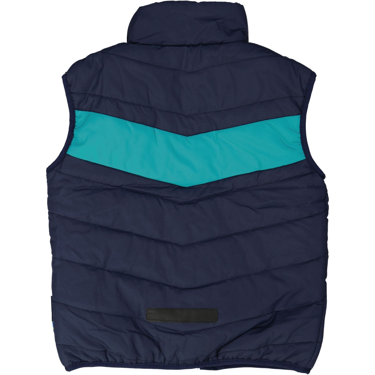 Nylon vest Turq/Navy 170