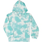 College hoodie Tie dye mint