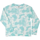 Female college sweater Tie dye mint  XS