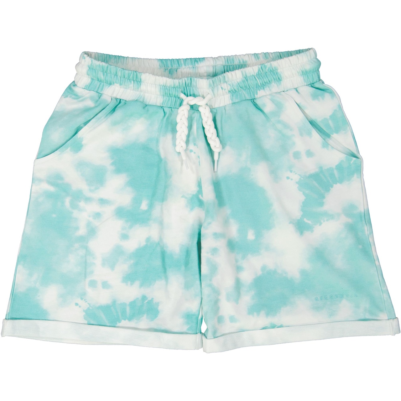 Female college shorts Tie dye mint  XL