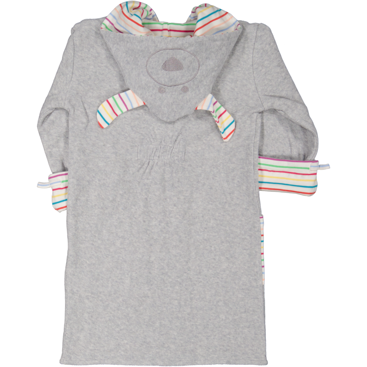 Kids Bathrobe Grey/multi str