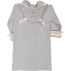 Kids Bathrobe Grey/multi str  74/80