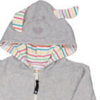 Kids Bathrobe Grey/multi str