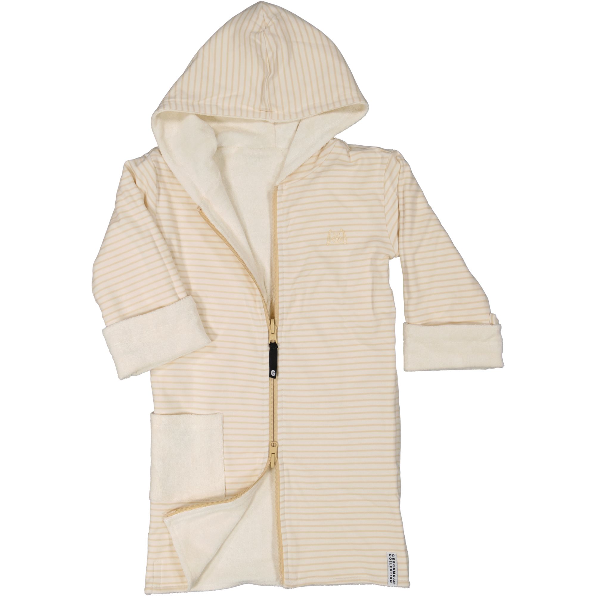 Barn-Badrock Vit/Beige
