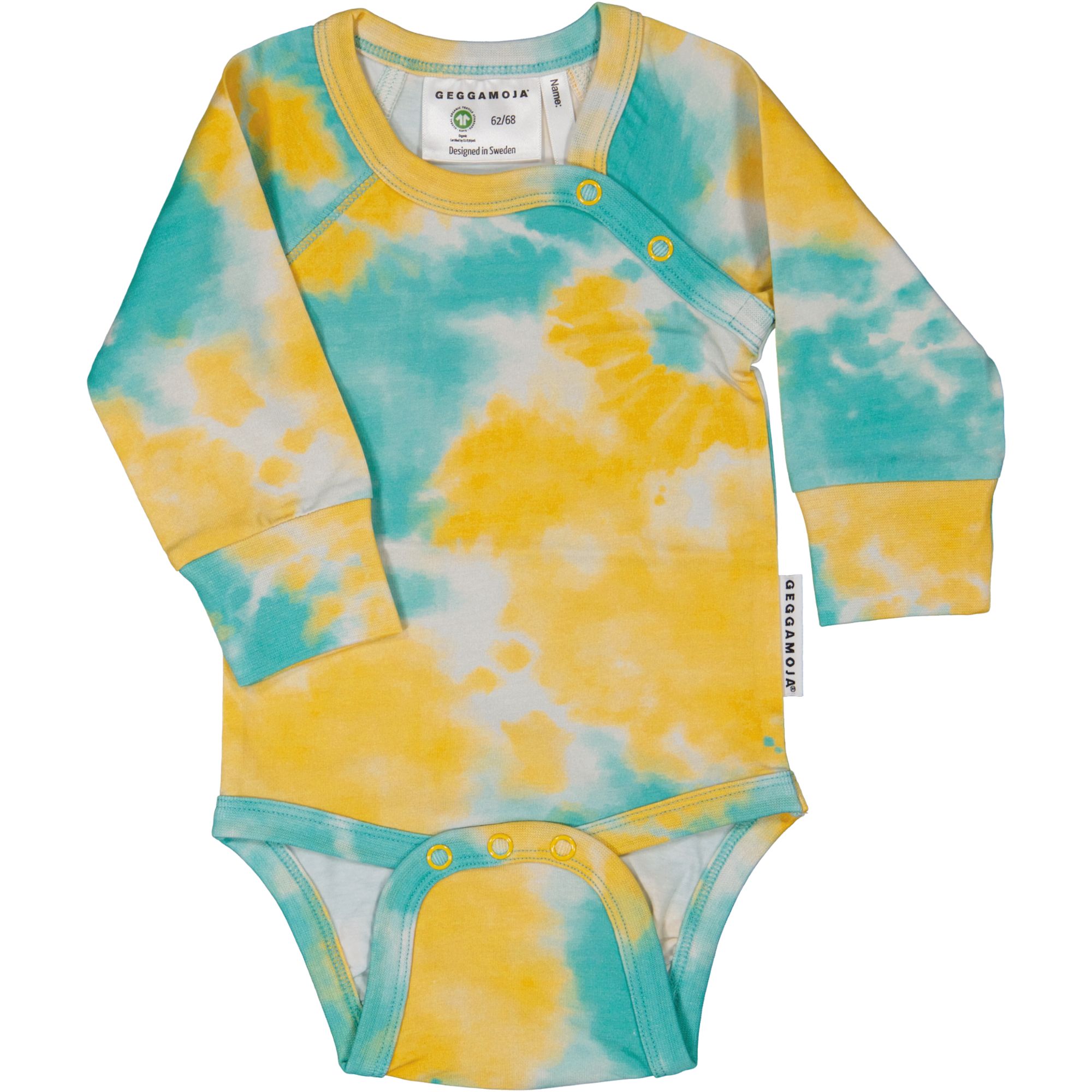 Jersey body Tie dye yellow