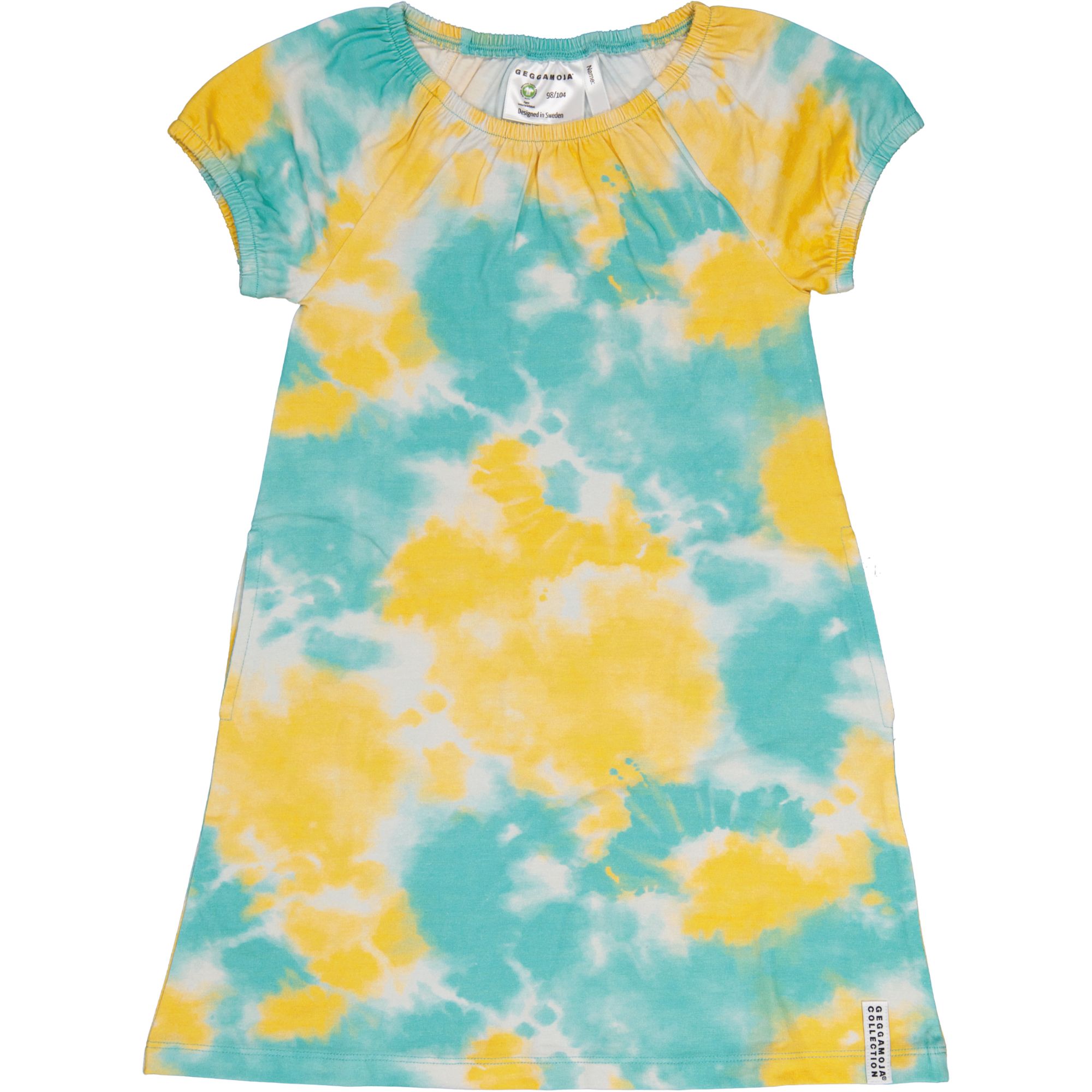 Jersey singoalla Tie dye yellow