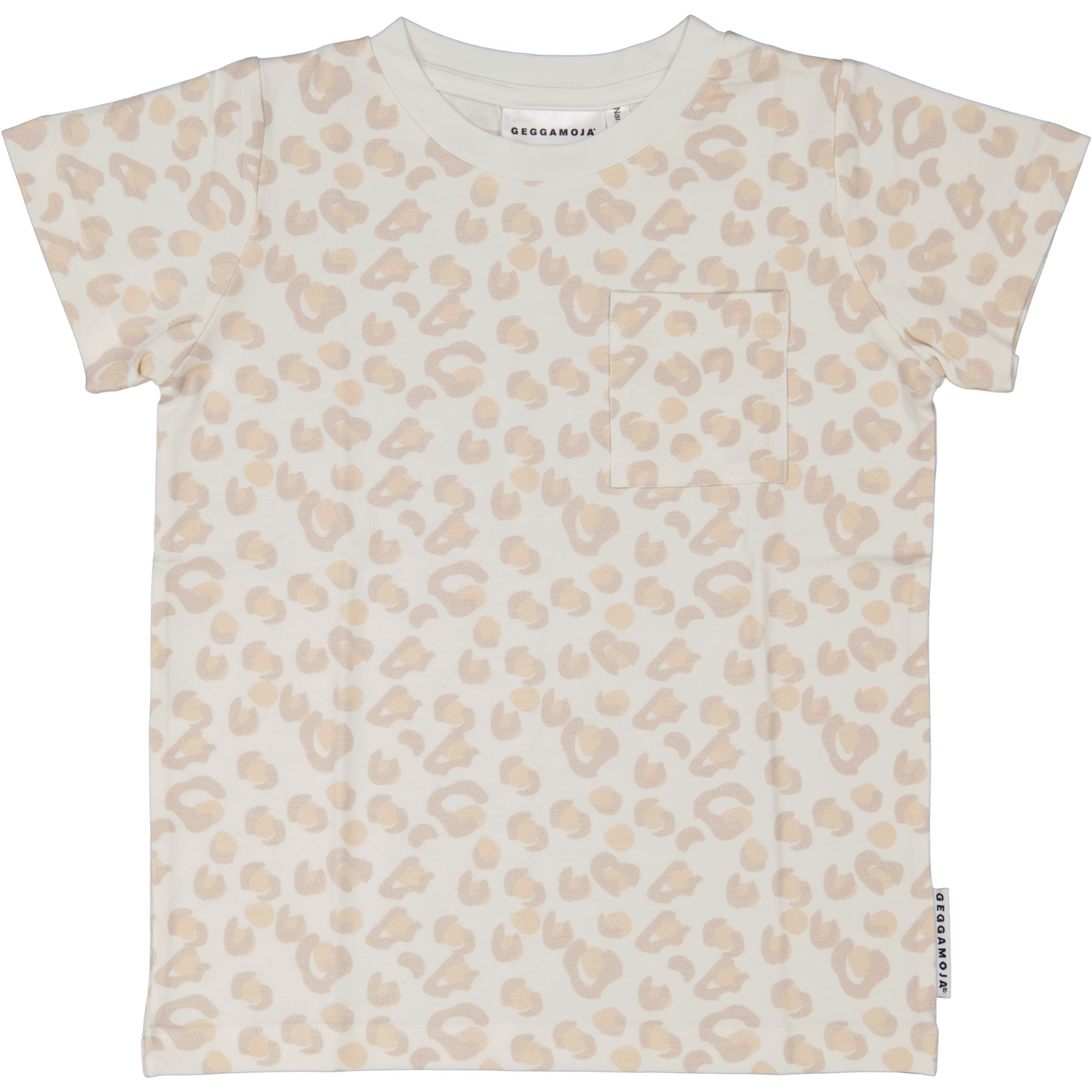 Bamboo s.s tee Soft beige leo