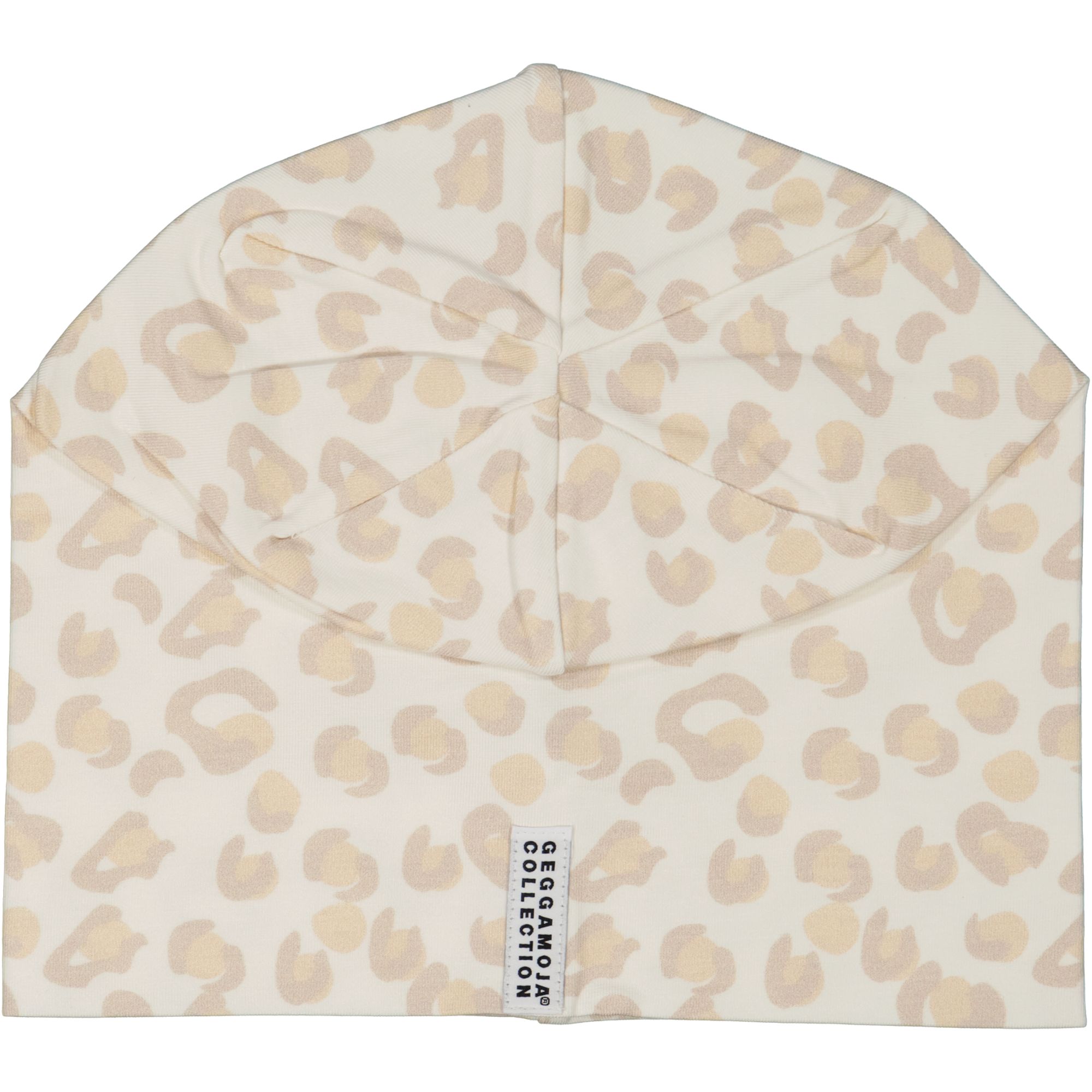 Bamboo beanie Soft beige leo