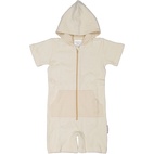 Frotté Jumpsuit Vit/Beige 50/56