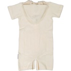 Terry suit White/beige str