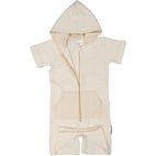 Frotté Jumpsuit Vit/Beige 50/56