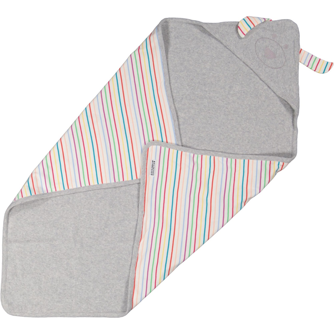 Terry bath cape Grey/multi