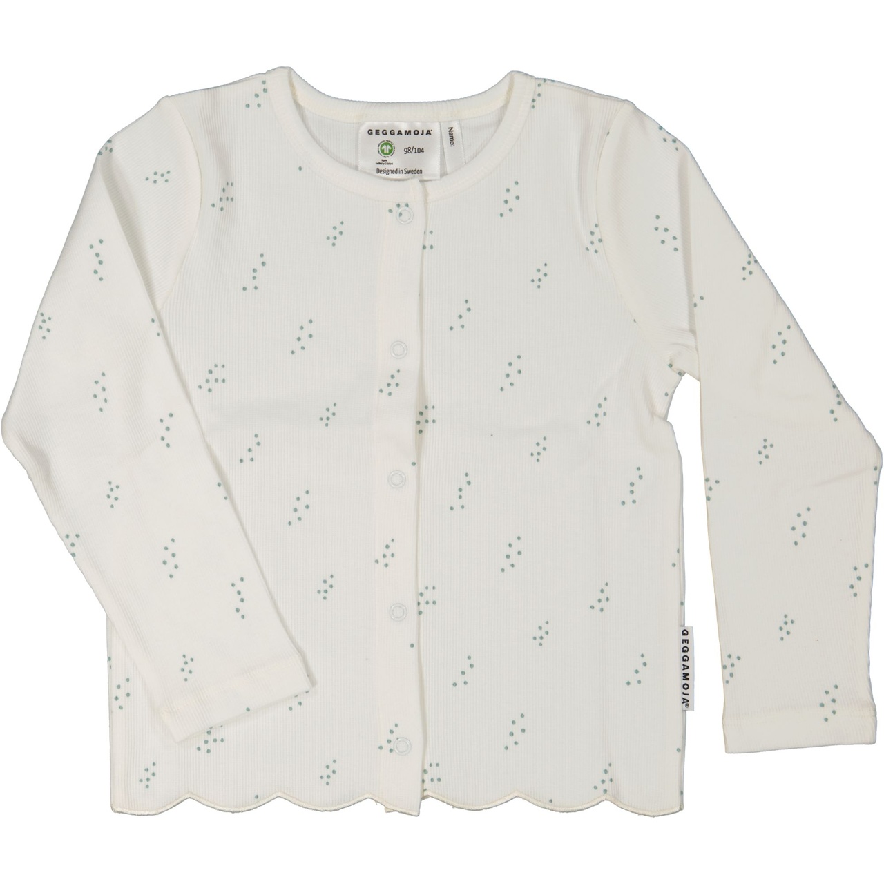 Cardigan Tiny green dot 86/92
