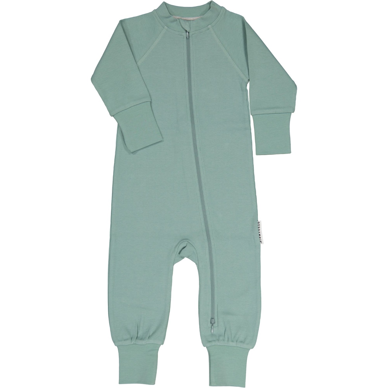 Pyjamas 2-way zip Green 62/68