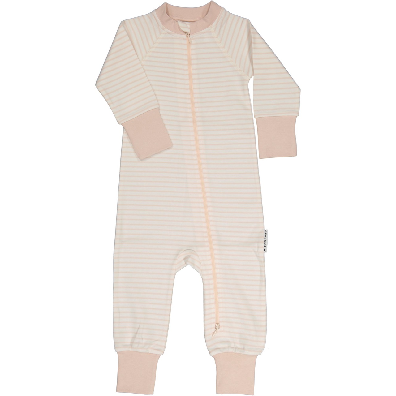 Pyjamas two way zip L.pink/offwhite 110/116