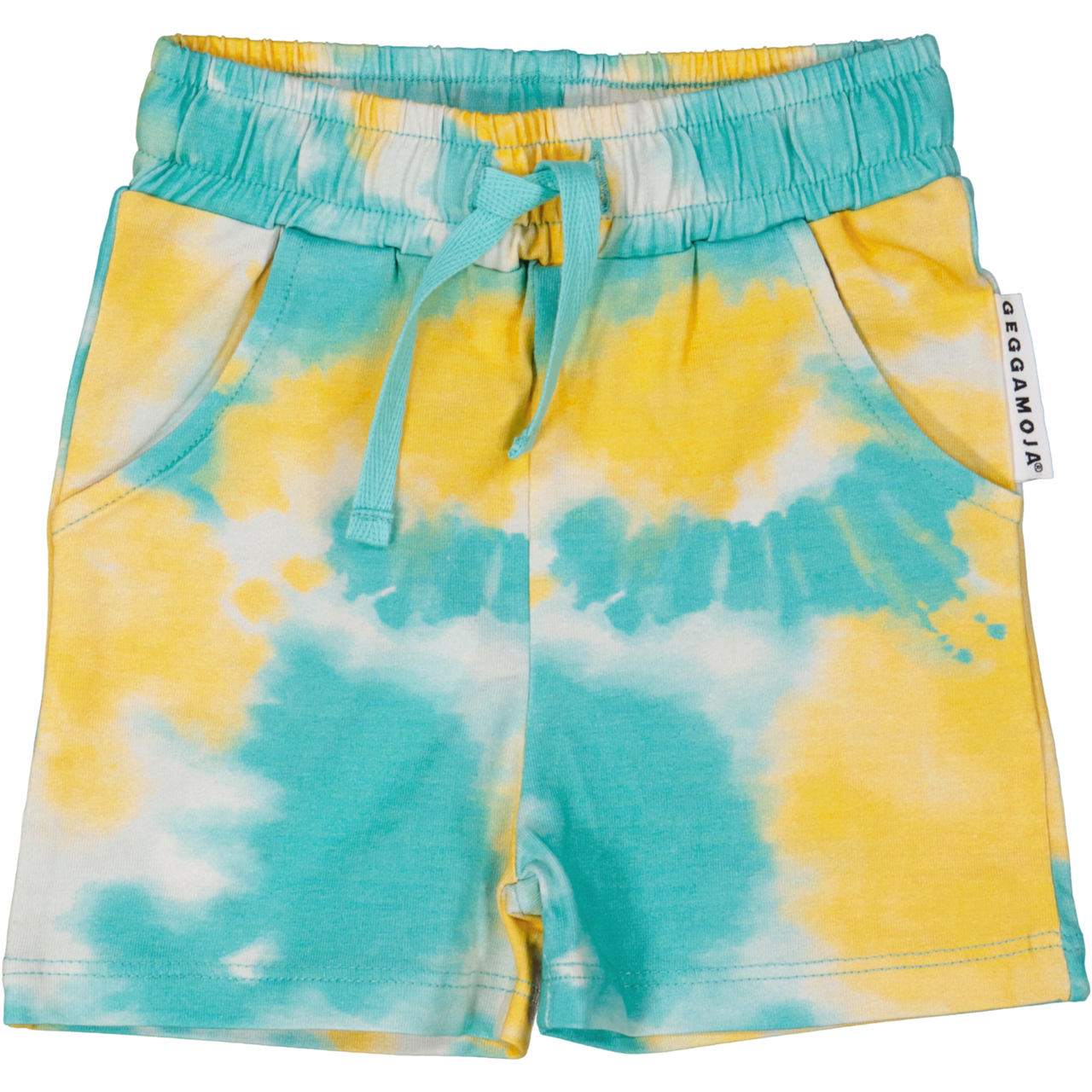 Jersey shorts Tie dye yellow