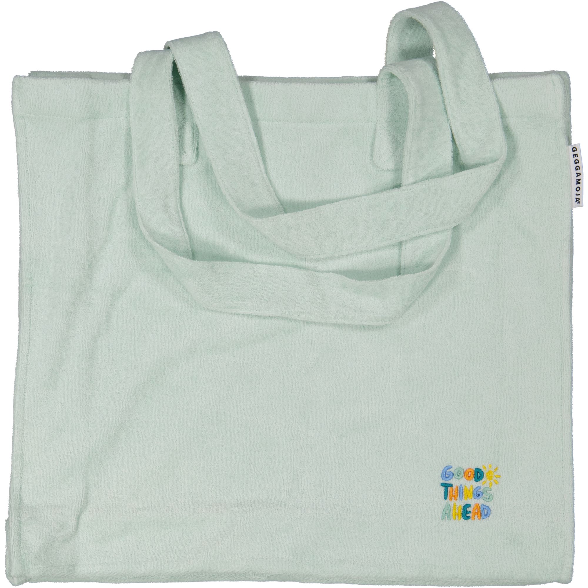 Terry tote bag Green  One Size