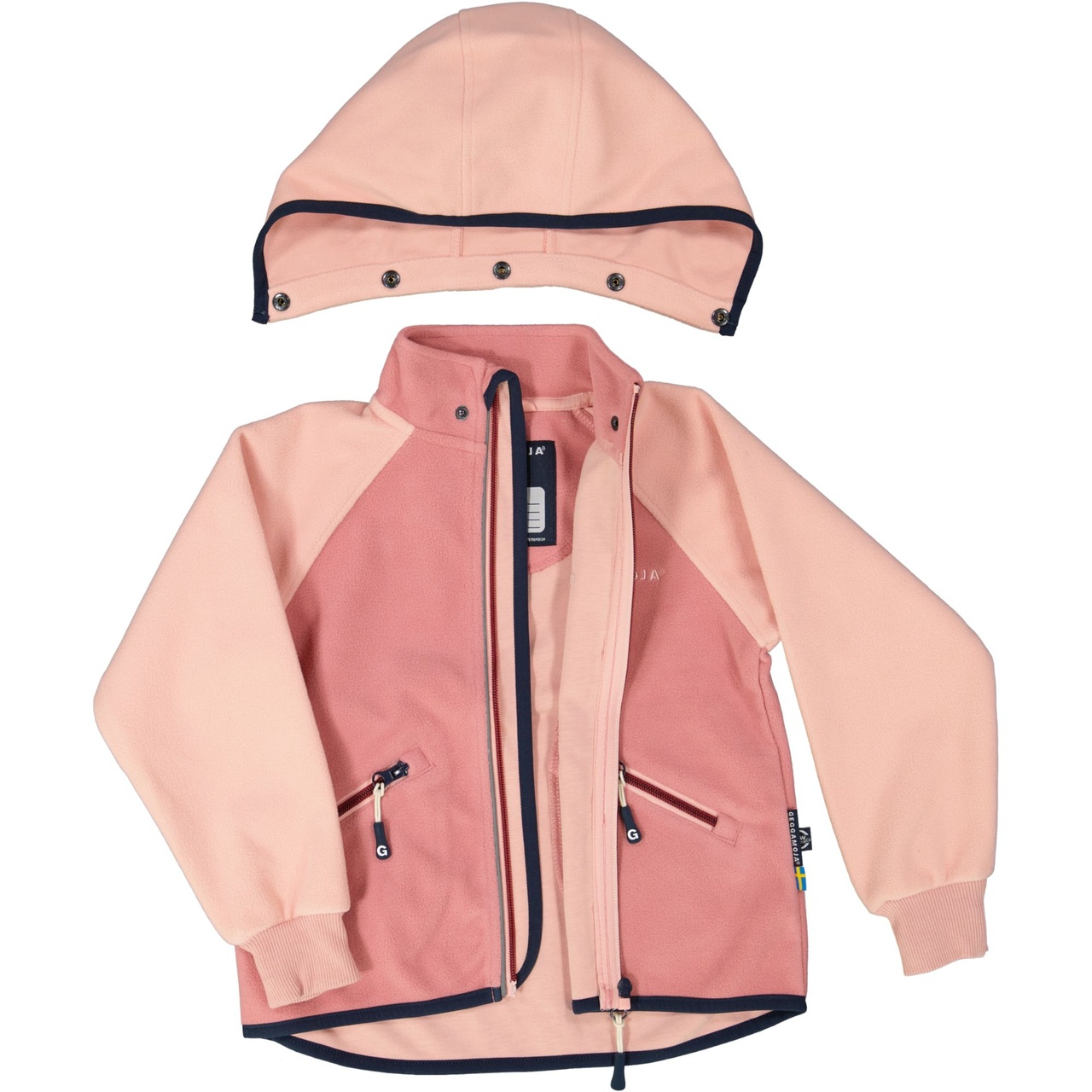 Wind fleece jacket Rose 74/80