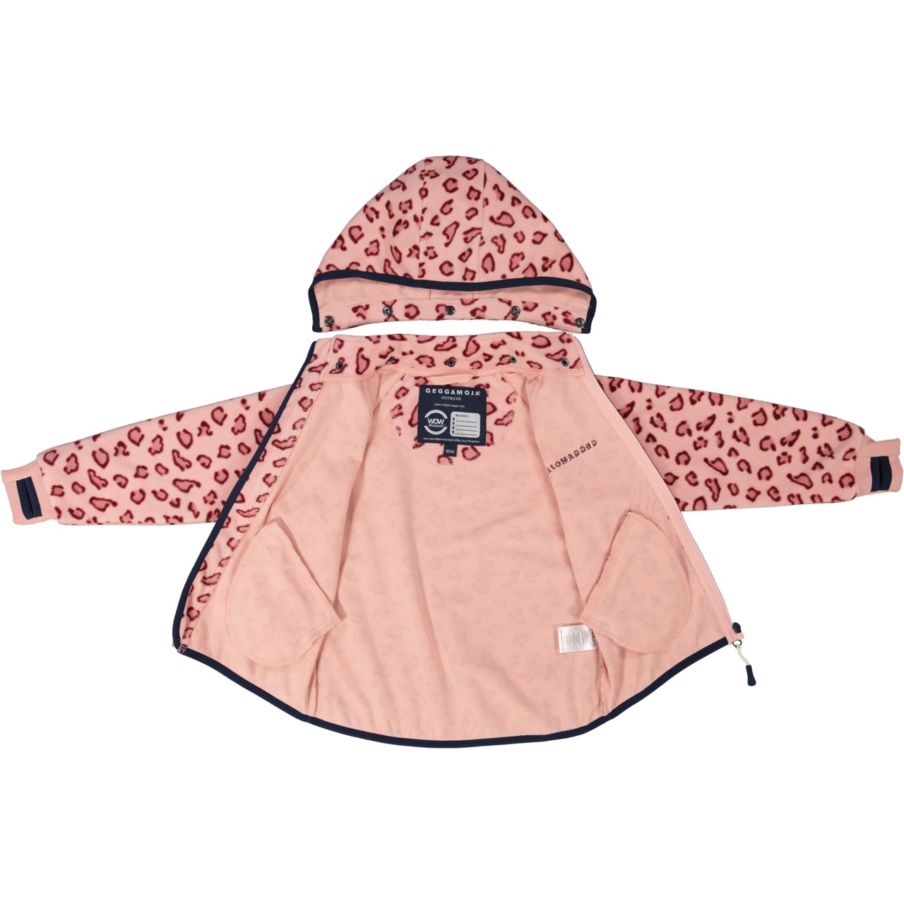 Wind fleece jacket Pink Leo