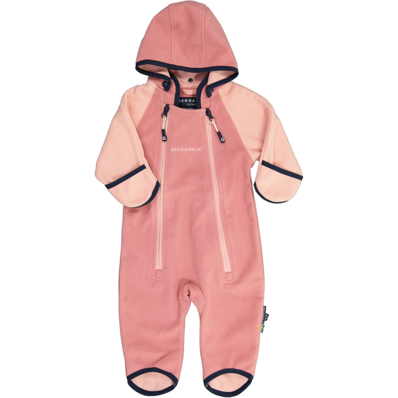 Wind fleece overall Rose