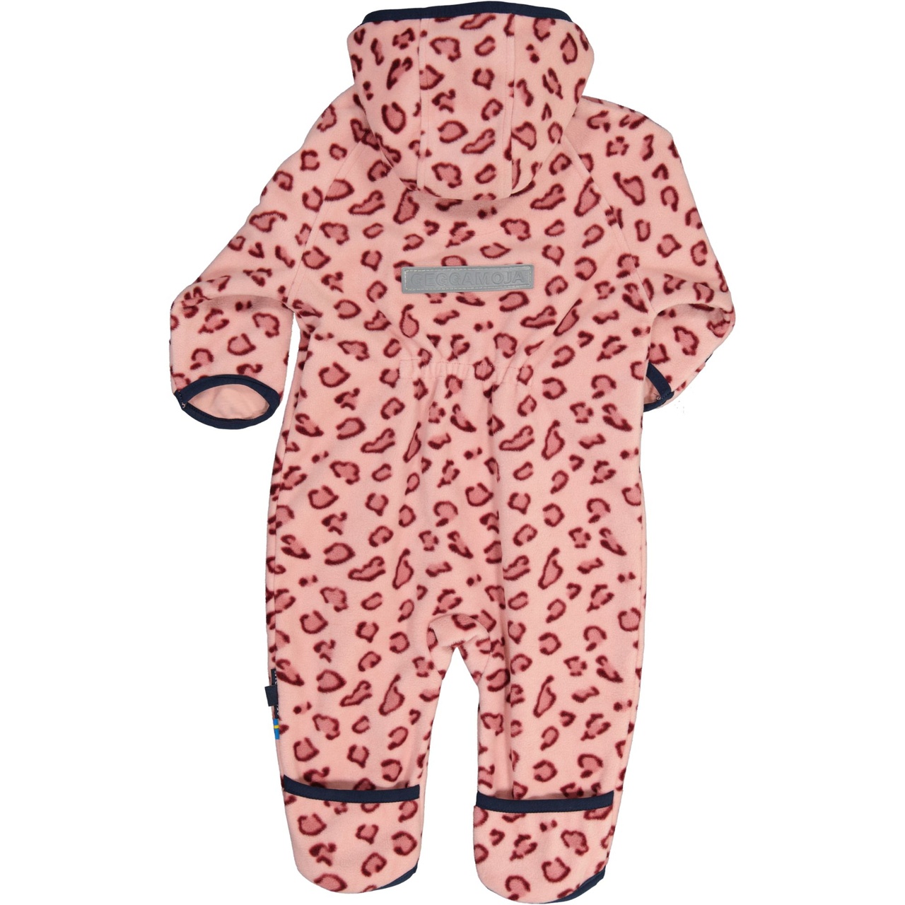 Wind fleece overall Pink Leo