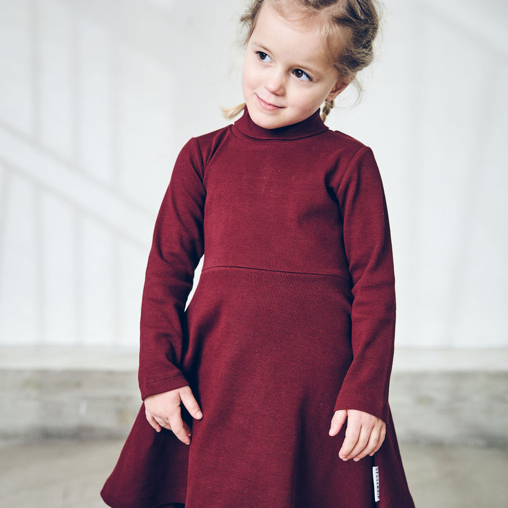 Polo dress Burgundy