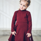 Polo dress Burgundy