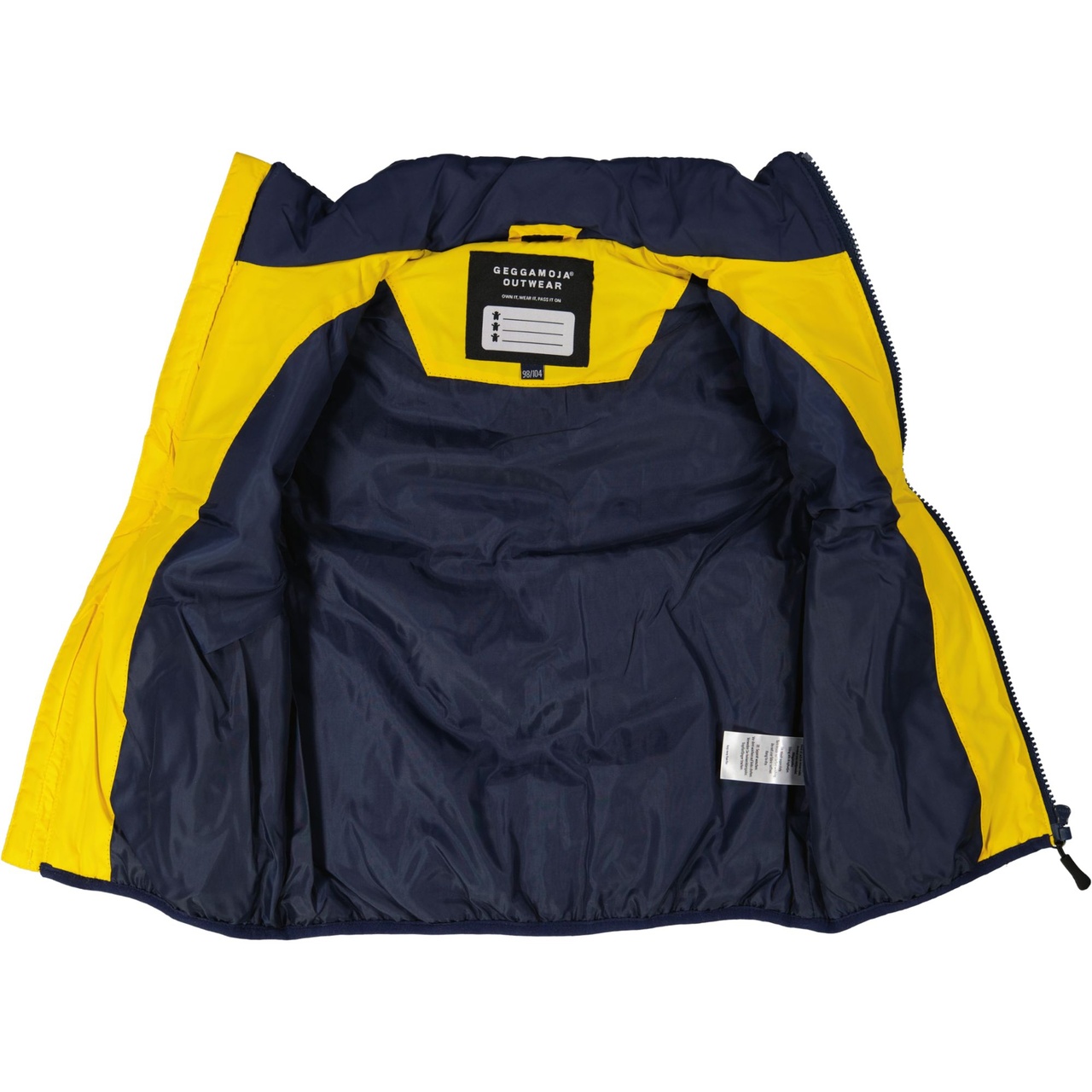 Nylon vest Navy/Yellow 158/164