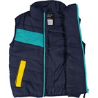 Nylon vest Turq/Navy 170