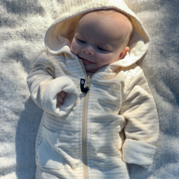 Kids Bathrobe White/beige str 98/104