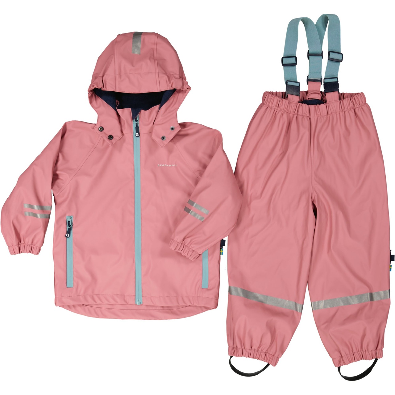 Rain set fleece Rose 98/104