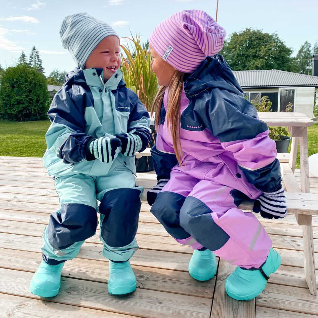 Shell jacket Turquoise