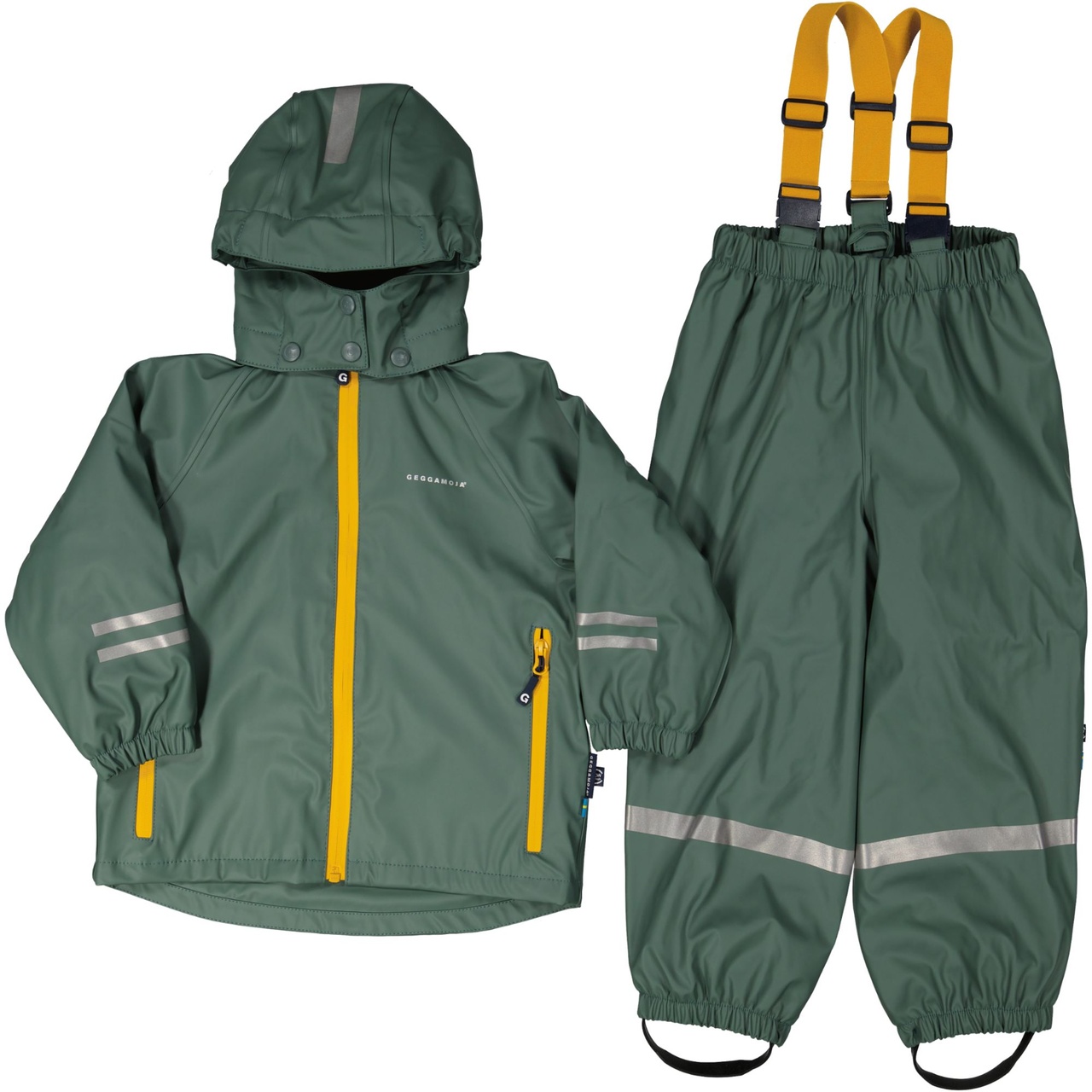 Rain set fleece Mossgreen