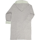 Female Bathrobe Grey/L.green str 40 S