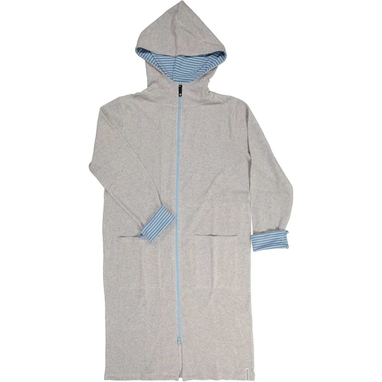 Male Bathrobe Grey/blue str 41 S